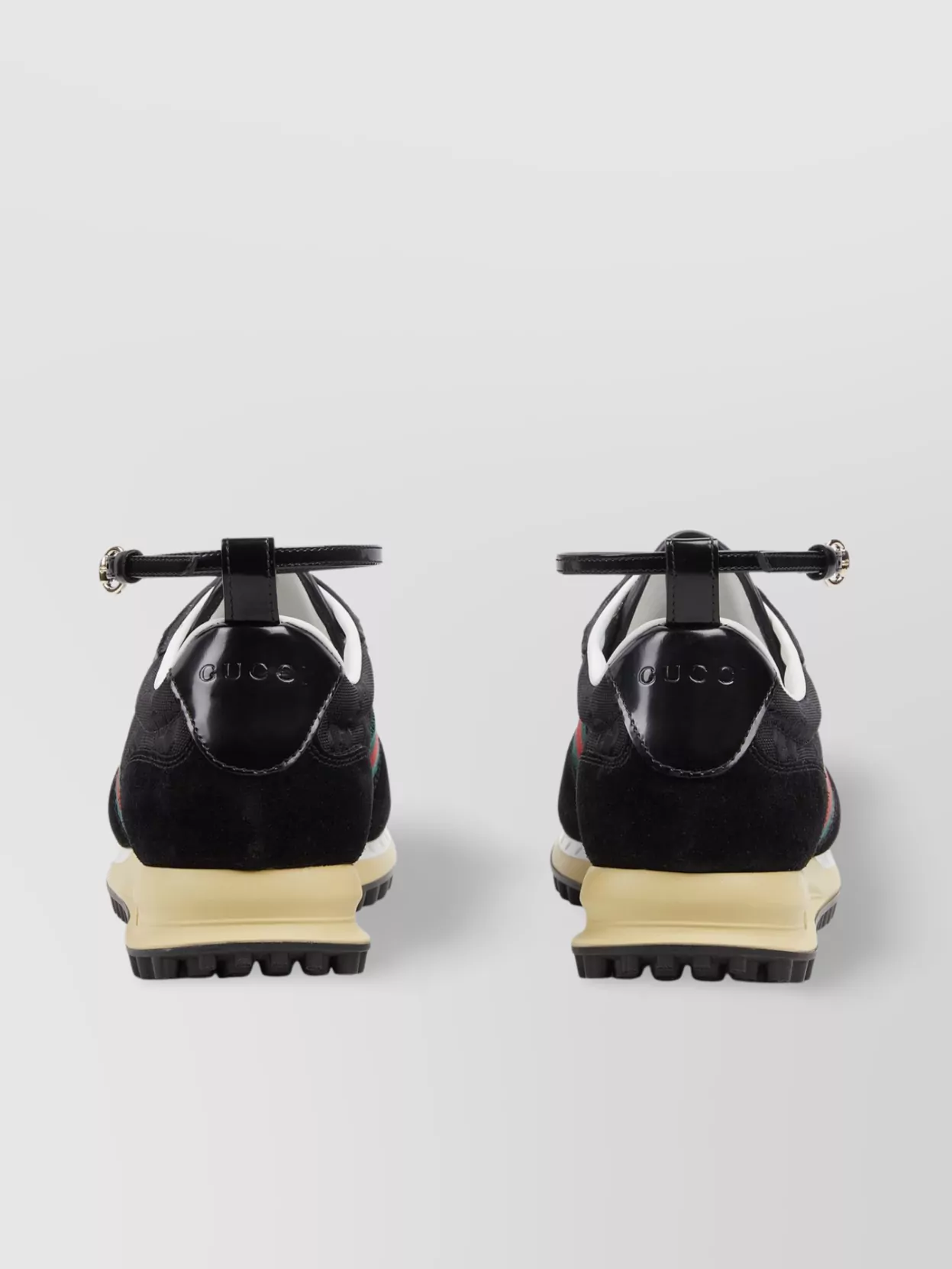 Gucci Motion Vintage Suede Web Sneakers