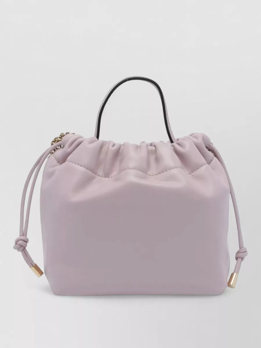 Chloé chloé icons mini leather bucket bag