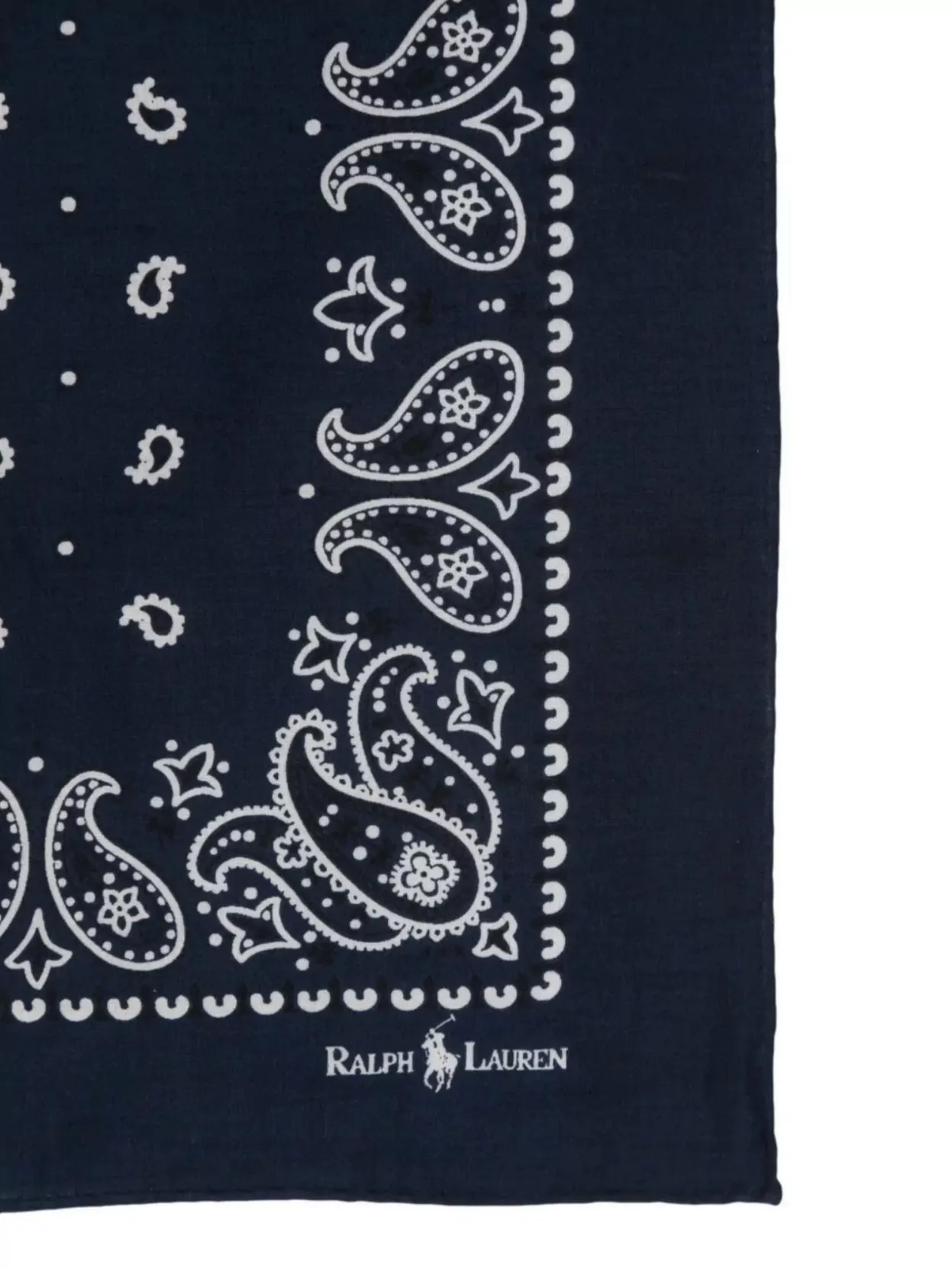 Ralph Lauren Paisley Print Bandana Scarf