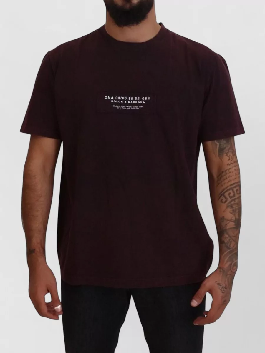 Dolce&Gabbana Cotton crewneck short-sleeve t-shirt