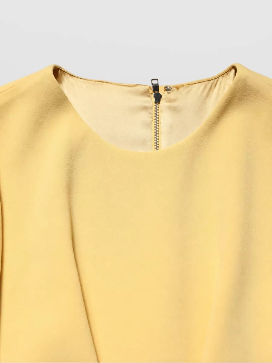 Dolce&Gabbana Short-Sleeve Crew-Neck Midi Dress