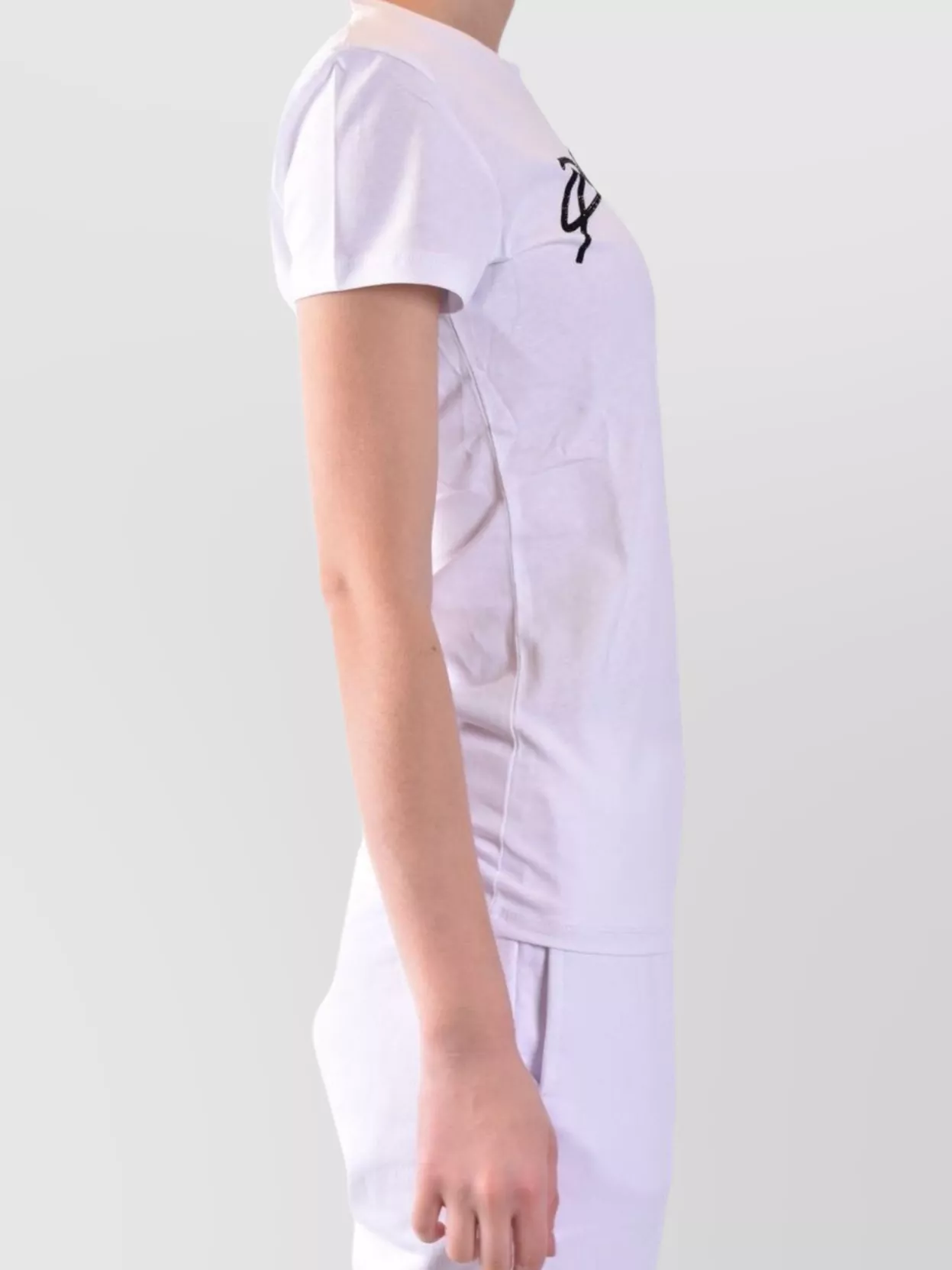 Philipp Plein Crew Neck Lightweight Short Sleeves Soft Texture Stretch Fabric