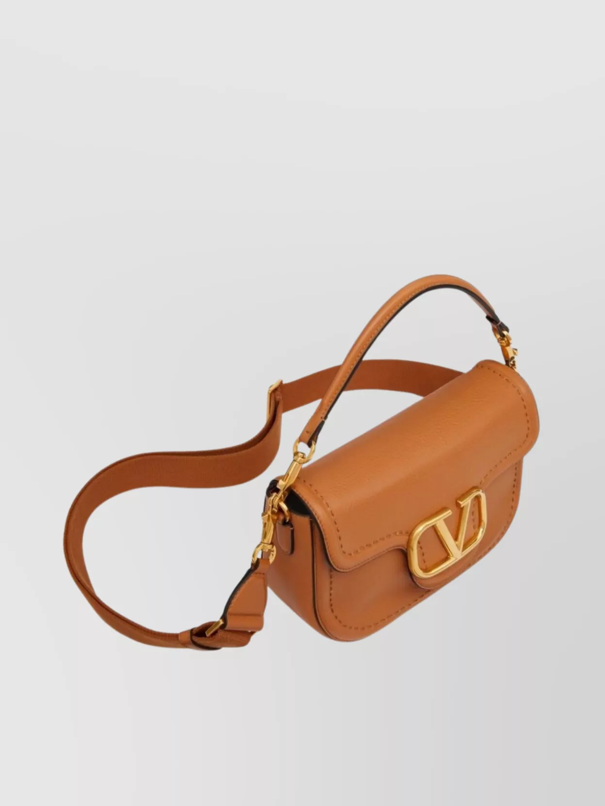 Valentino Garavani Leather Shoulder Bag With Detachable Strap