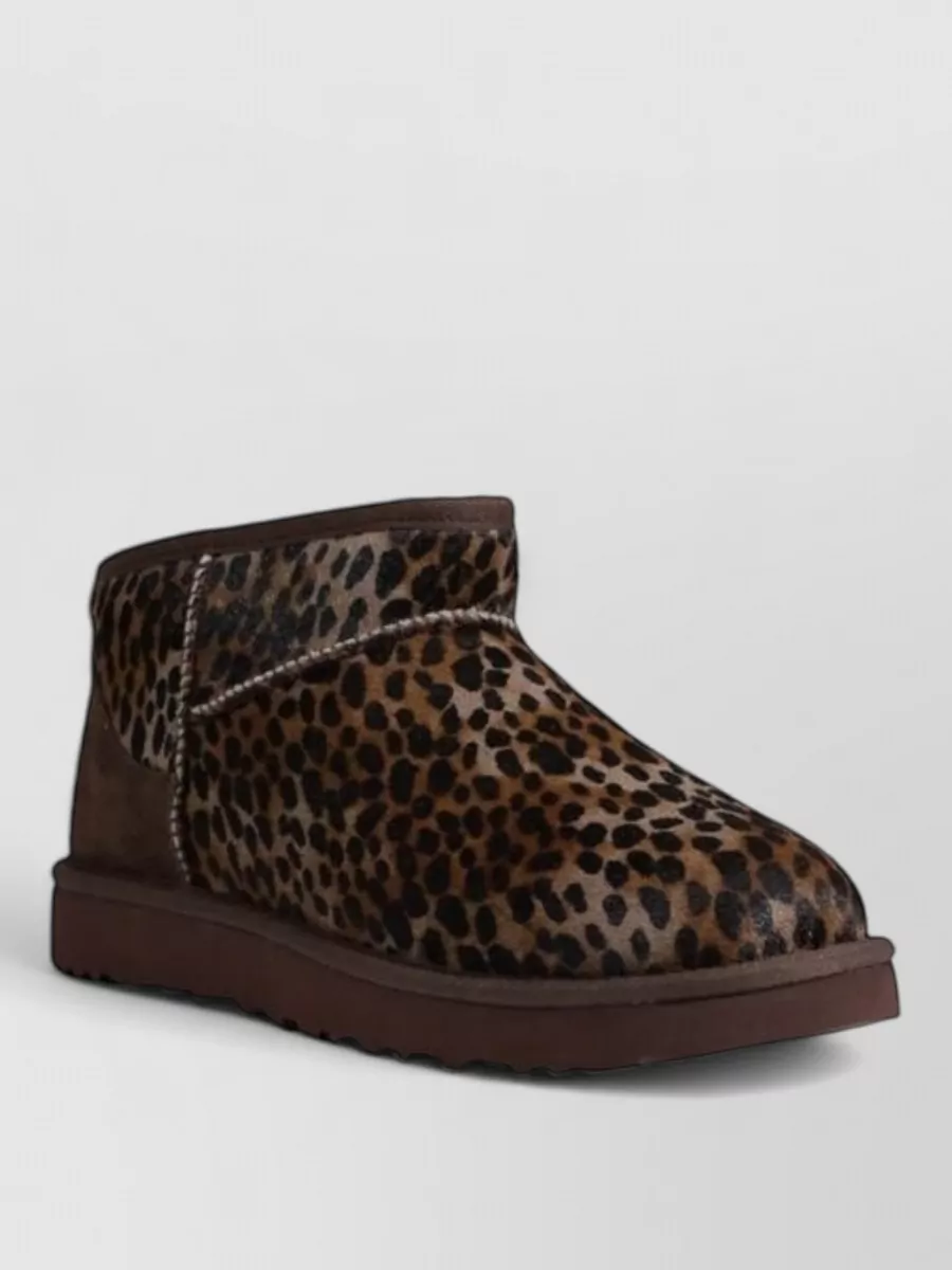 Ugg suede leather ankle slippers