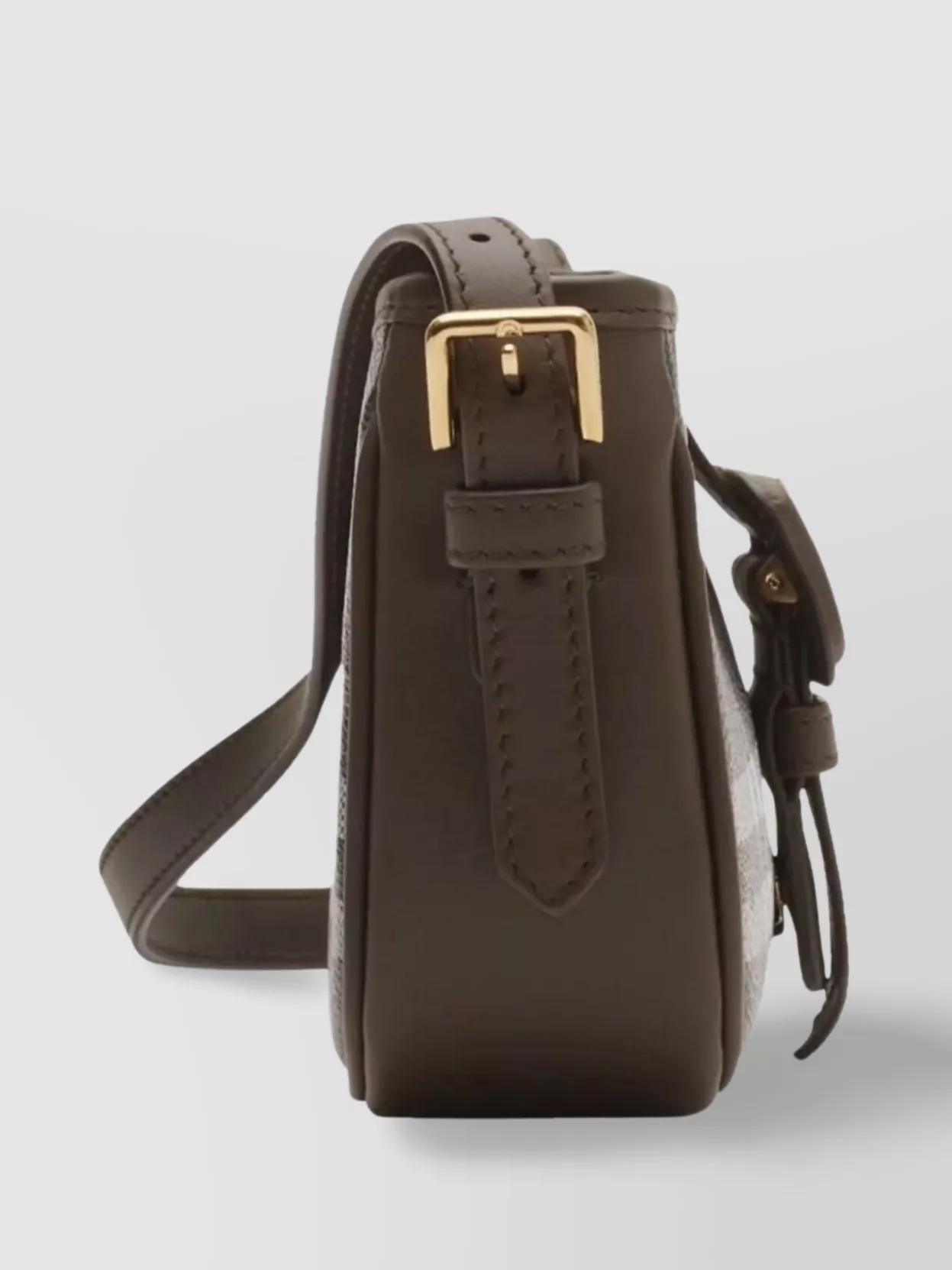 Burberry Shoulder Bag Checkered Adjustable Straps