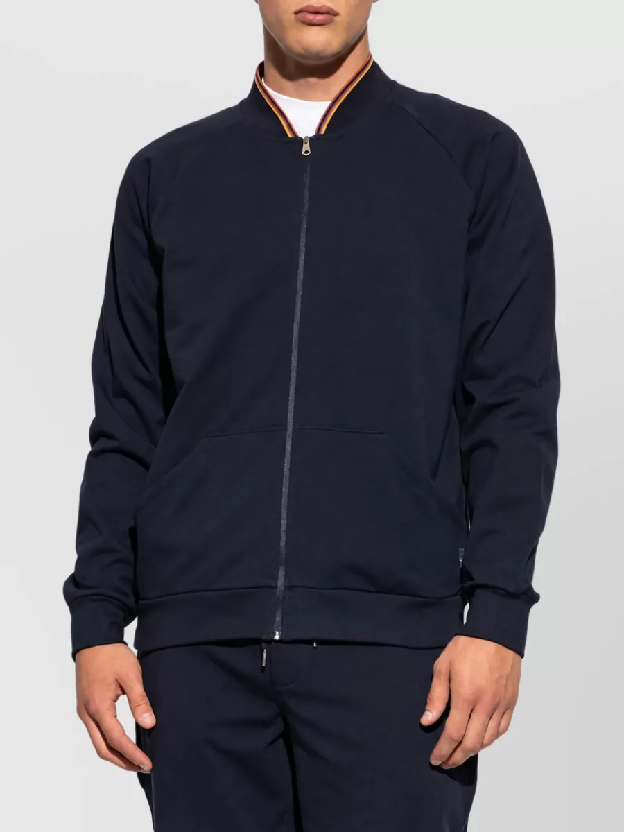 Paul Smith Cotton Zip-Up Sweatshirt
