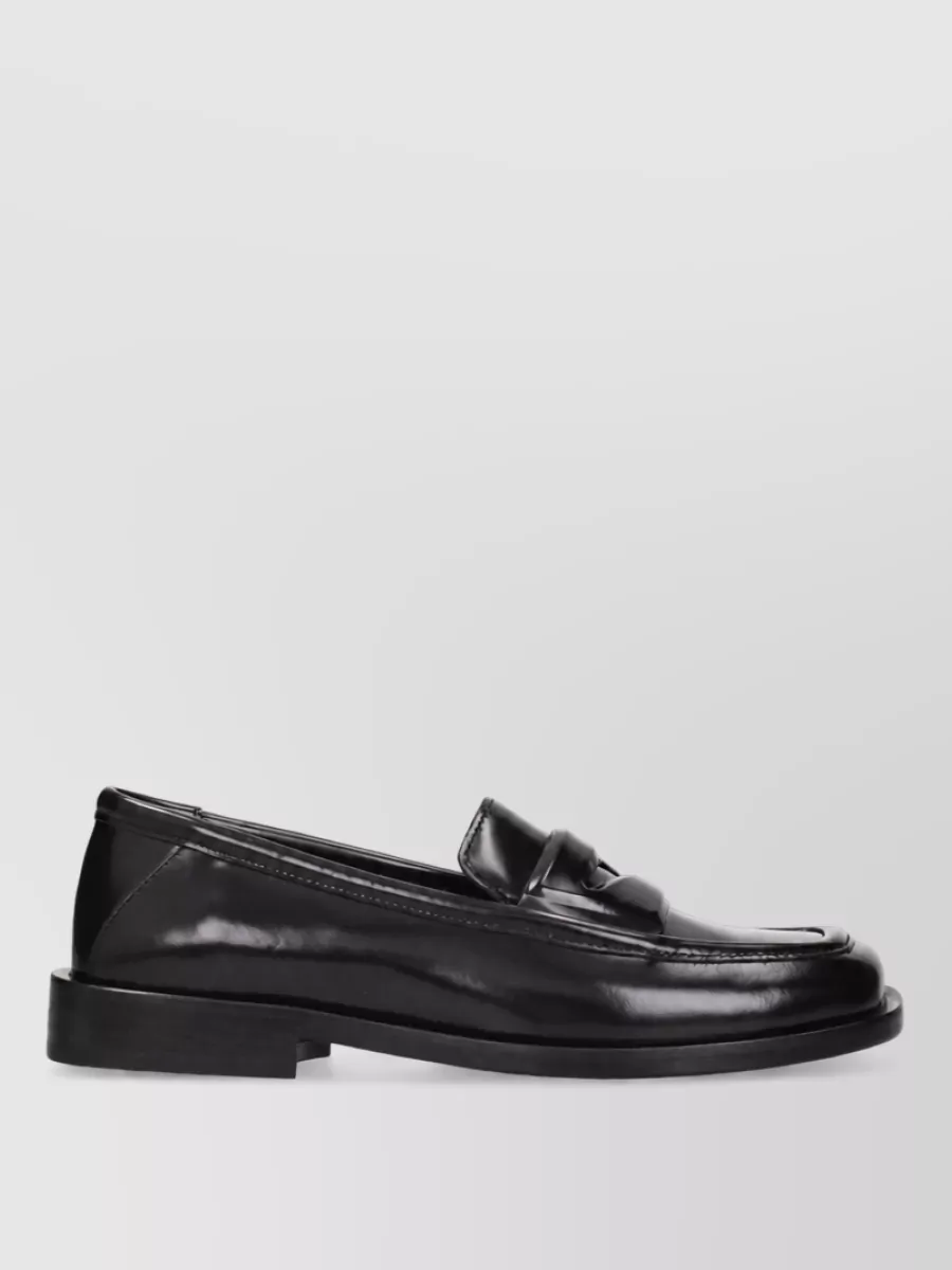 The Attico Leather Slip-On Loafers