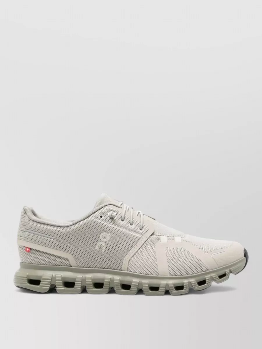 On Running Silk Mesh Logo-Print Lace-Up Sneakers