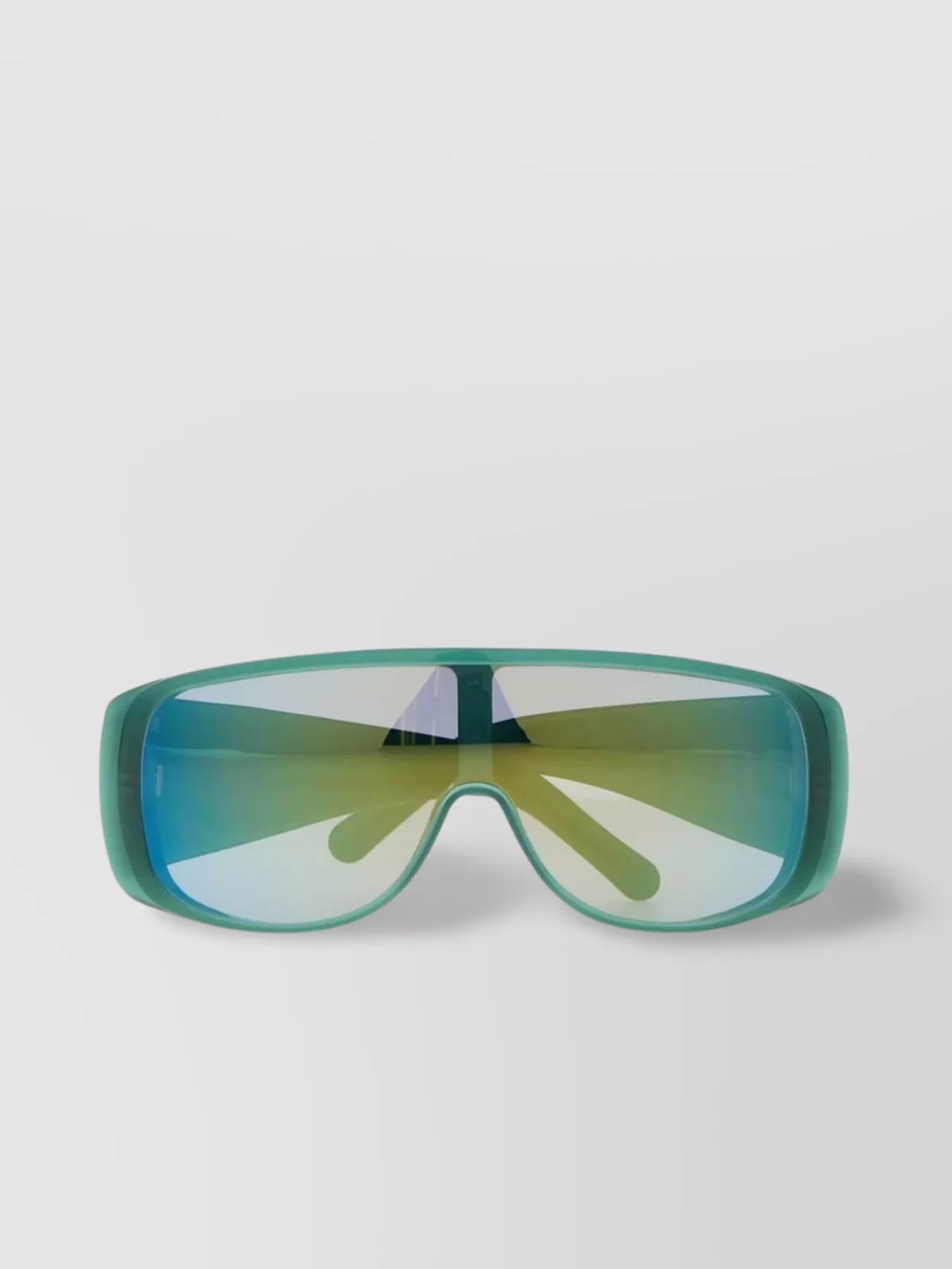 Mm6 Maison Margiela Sunglasses With Green Frame And Mirrored Lenses