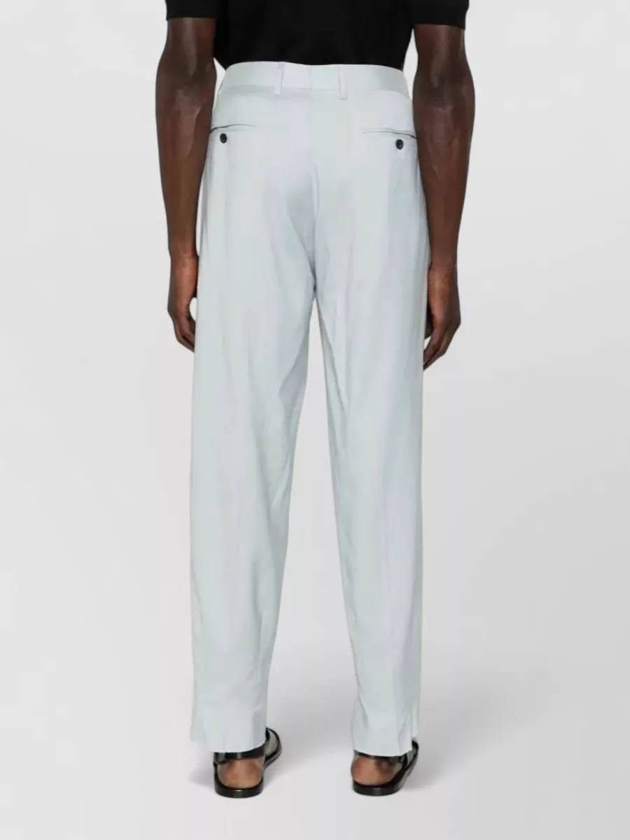Dolce&Gabbana Silk-Blend Straight-Leg Trousers