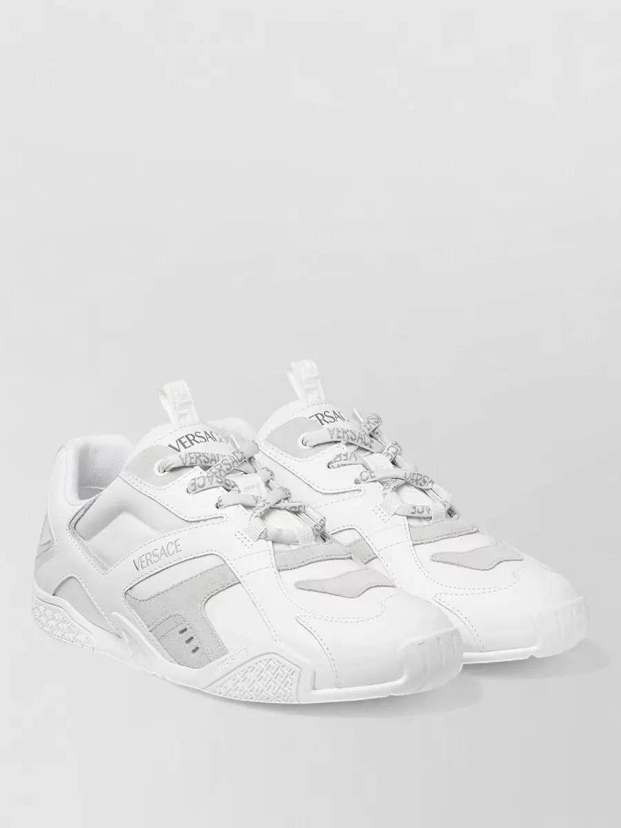 Versace Leather low-top sneakers