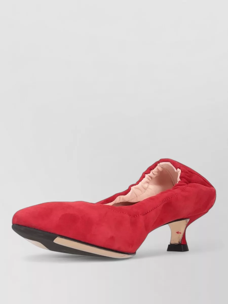La Rose Suede Leather Pumps