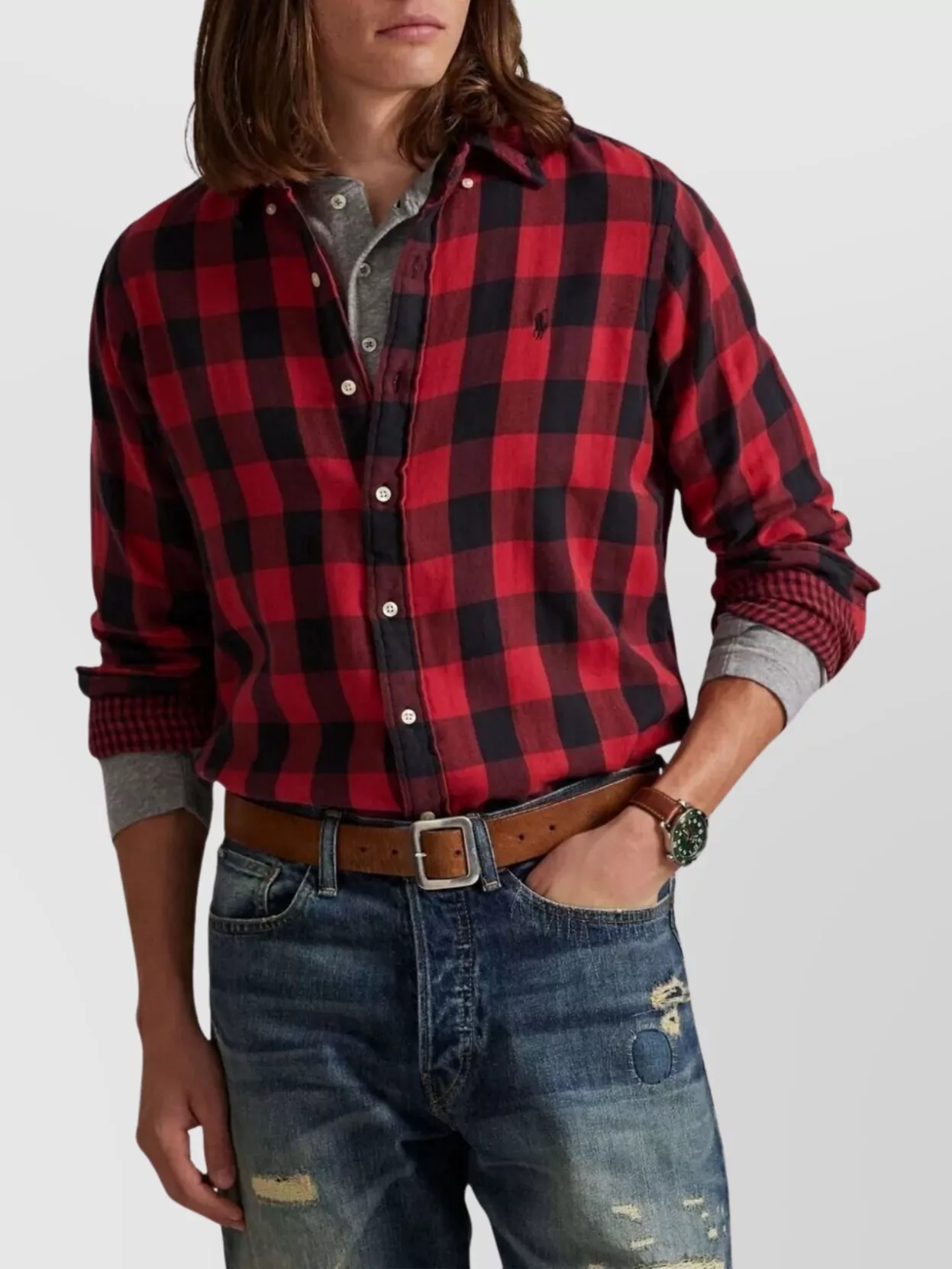 Polo Ralph Lauren Long Sleeve Button Down Collar Shirt