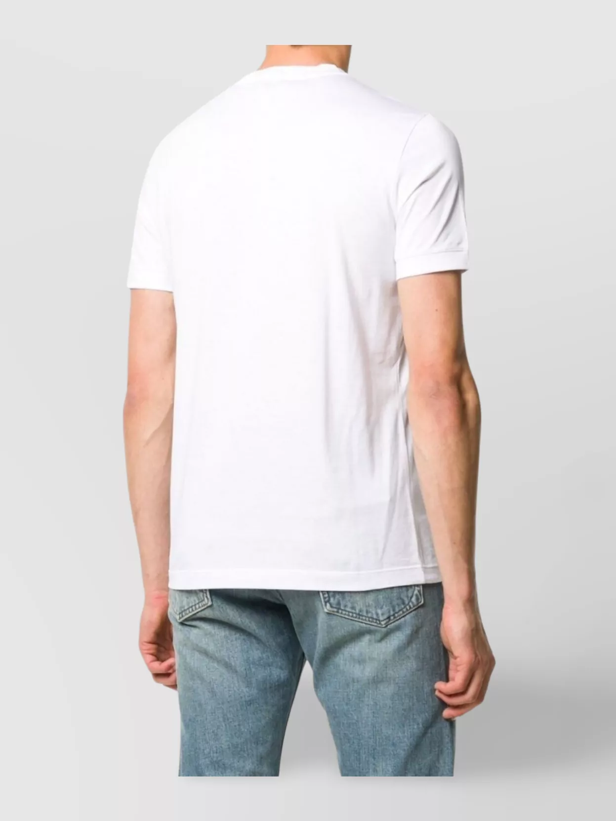 Giorgio Armani 11 Cotton Jersey Crew Neck T-Shirt