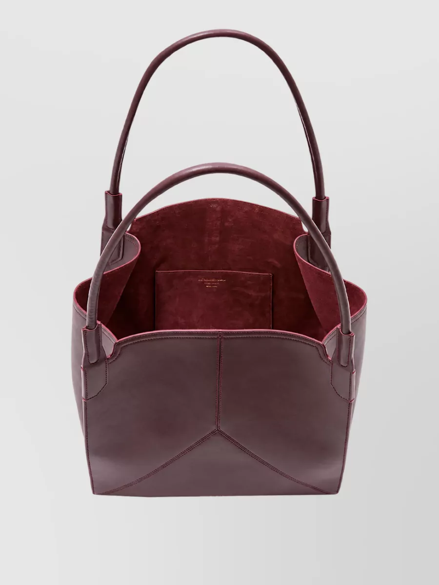 Victoria Beckham Victoria Calf Leather Shoulder Bag