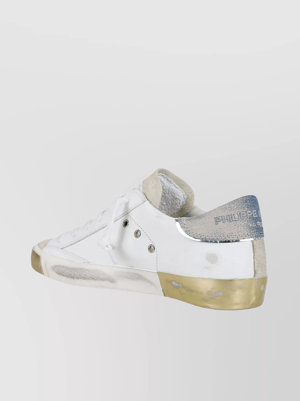 Shop Philippe Model Low Top Leather Sneakers