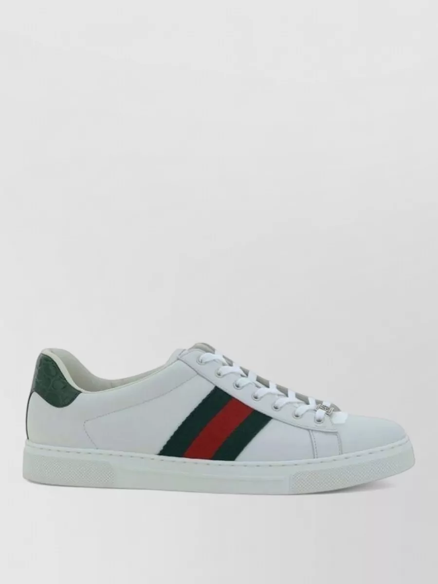 Gucci Calf Leather Low-Top Sneakers