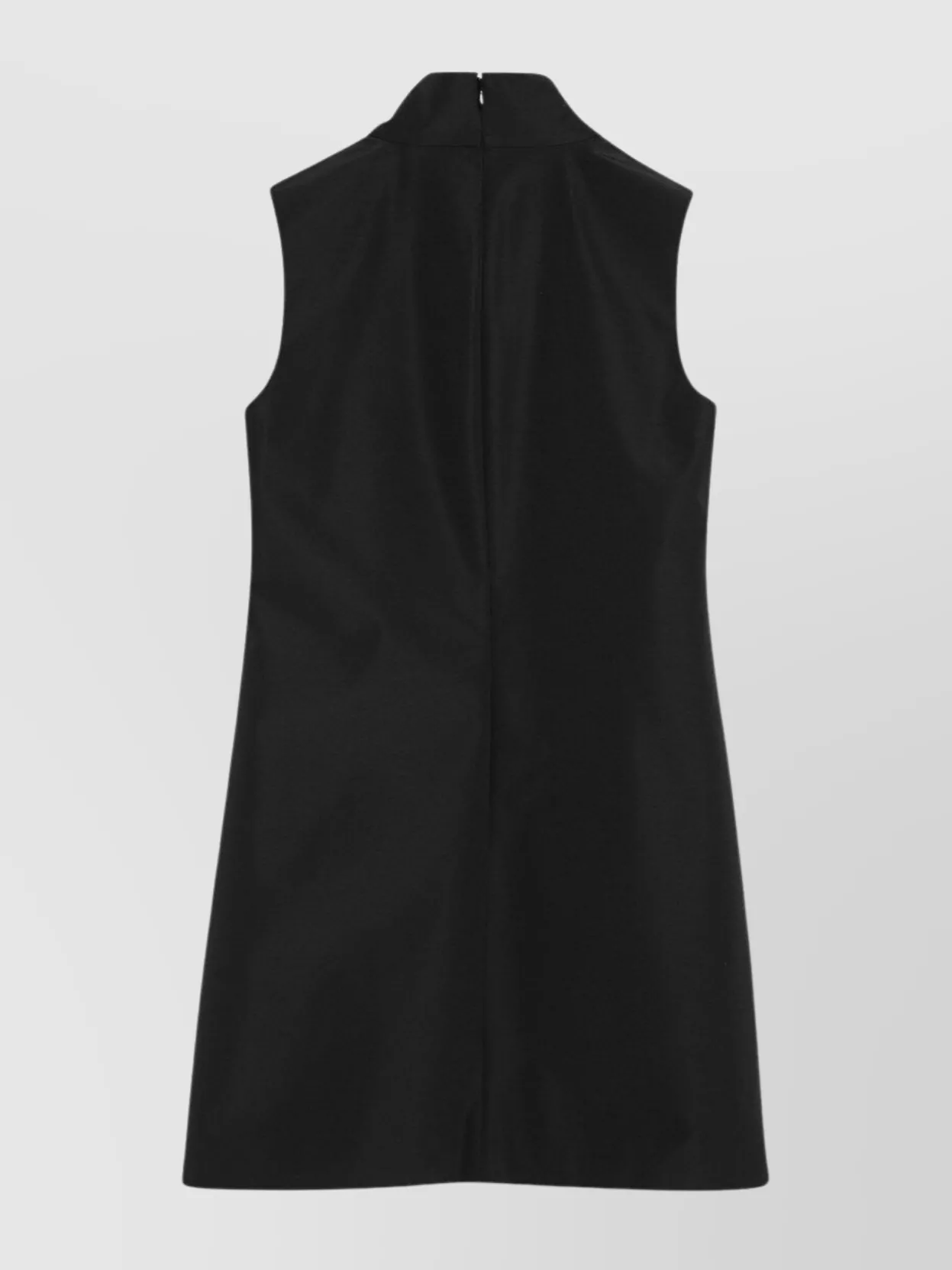 Givenchy Mini Dress With Bow Detail And High Neckline In Black