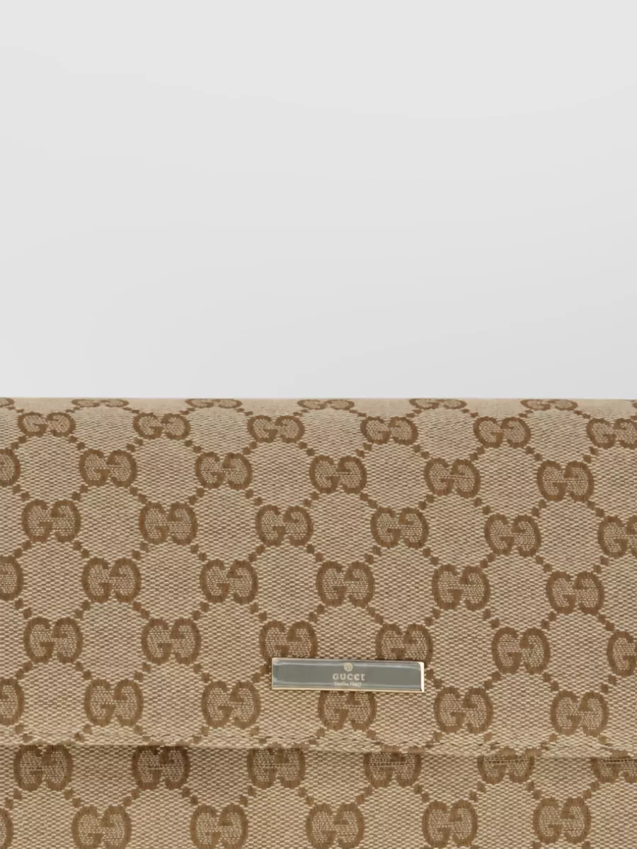 Gucci Bamboo Fabric Clutch Bag