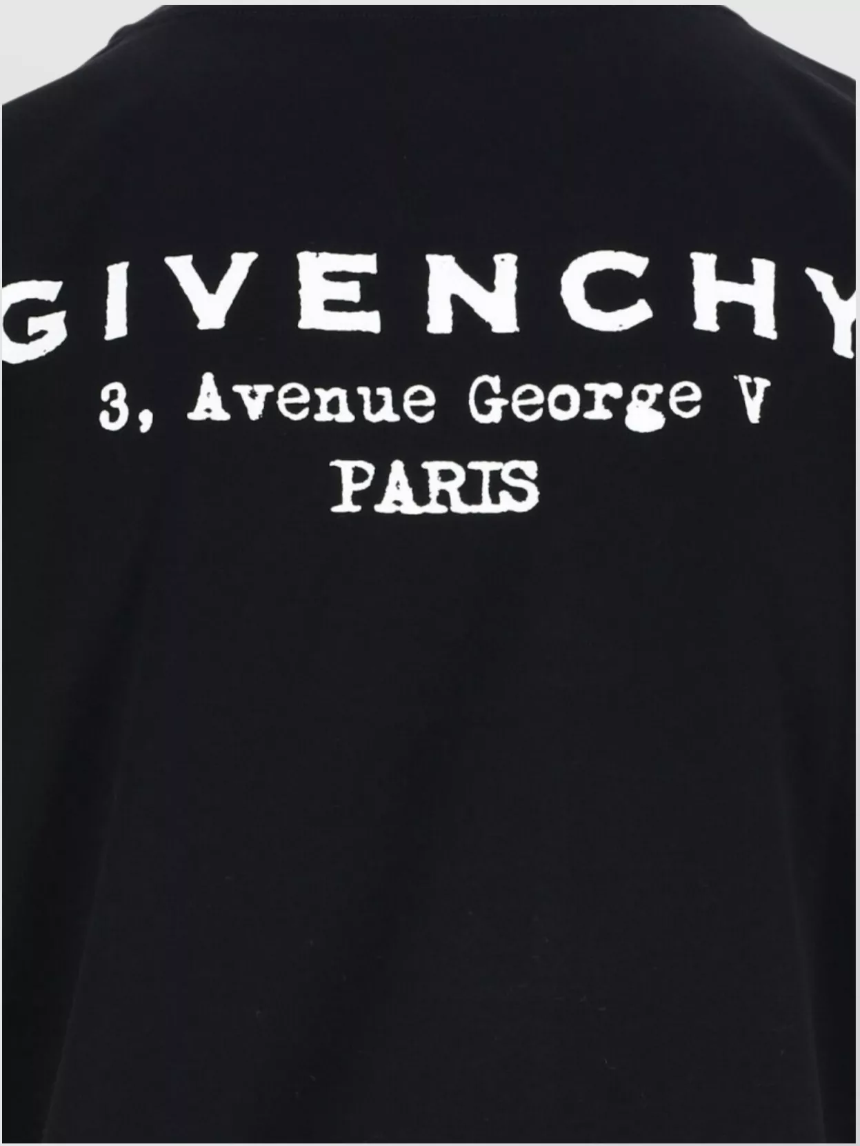 Givenchy Back Print Crew Neck Top