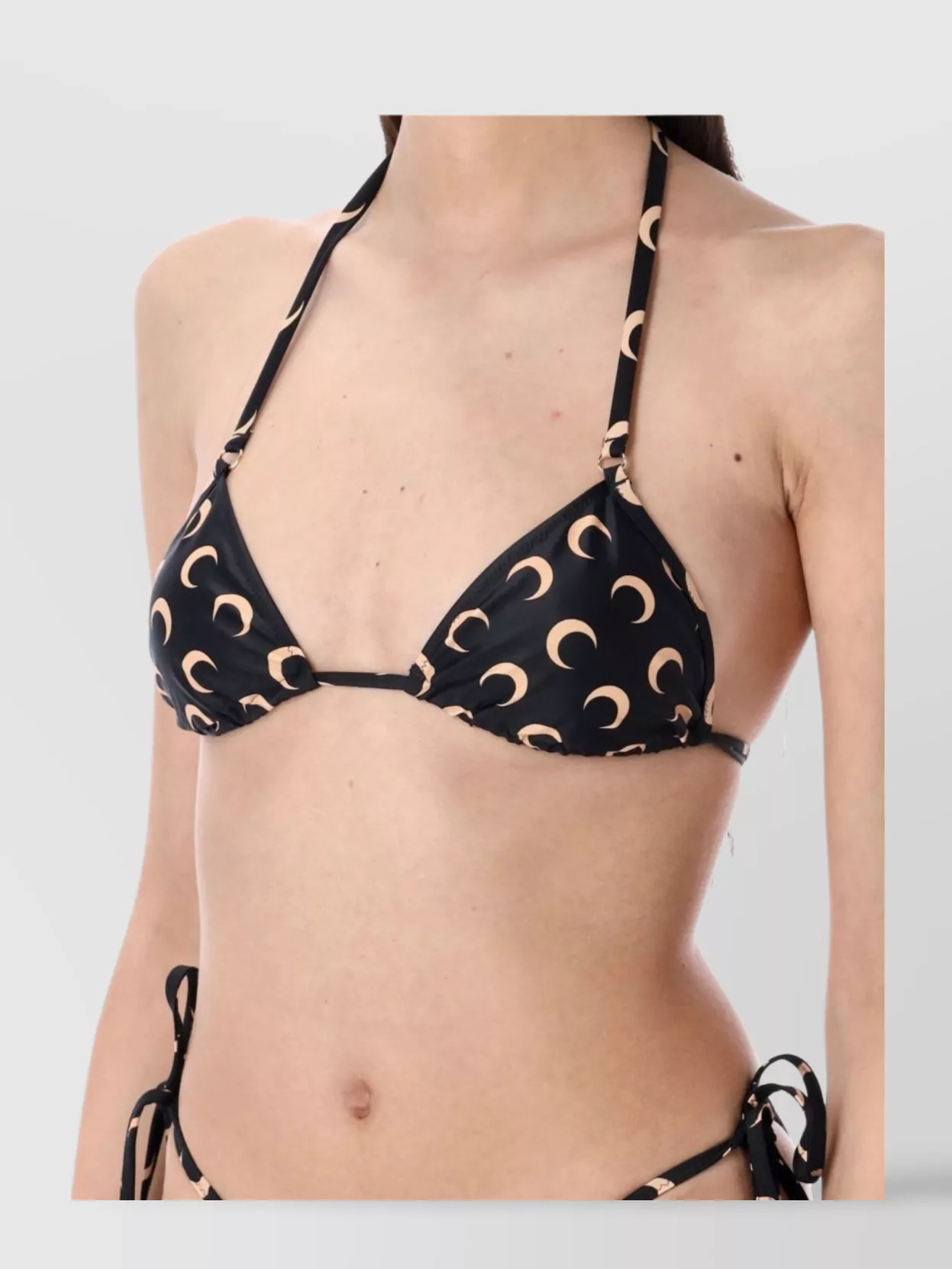 Marine Serre Moon Print Triangle Bikini Set