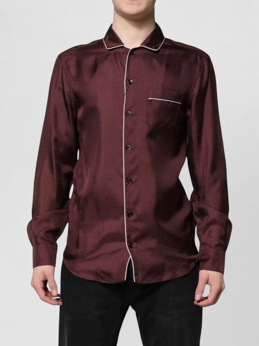 Dolce&Gabbana Silk long sleeve printed shirt
