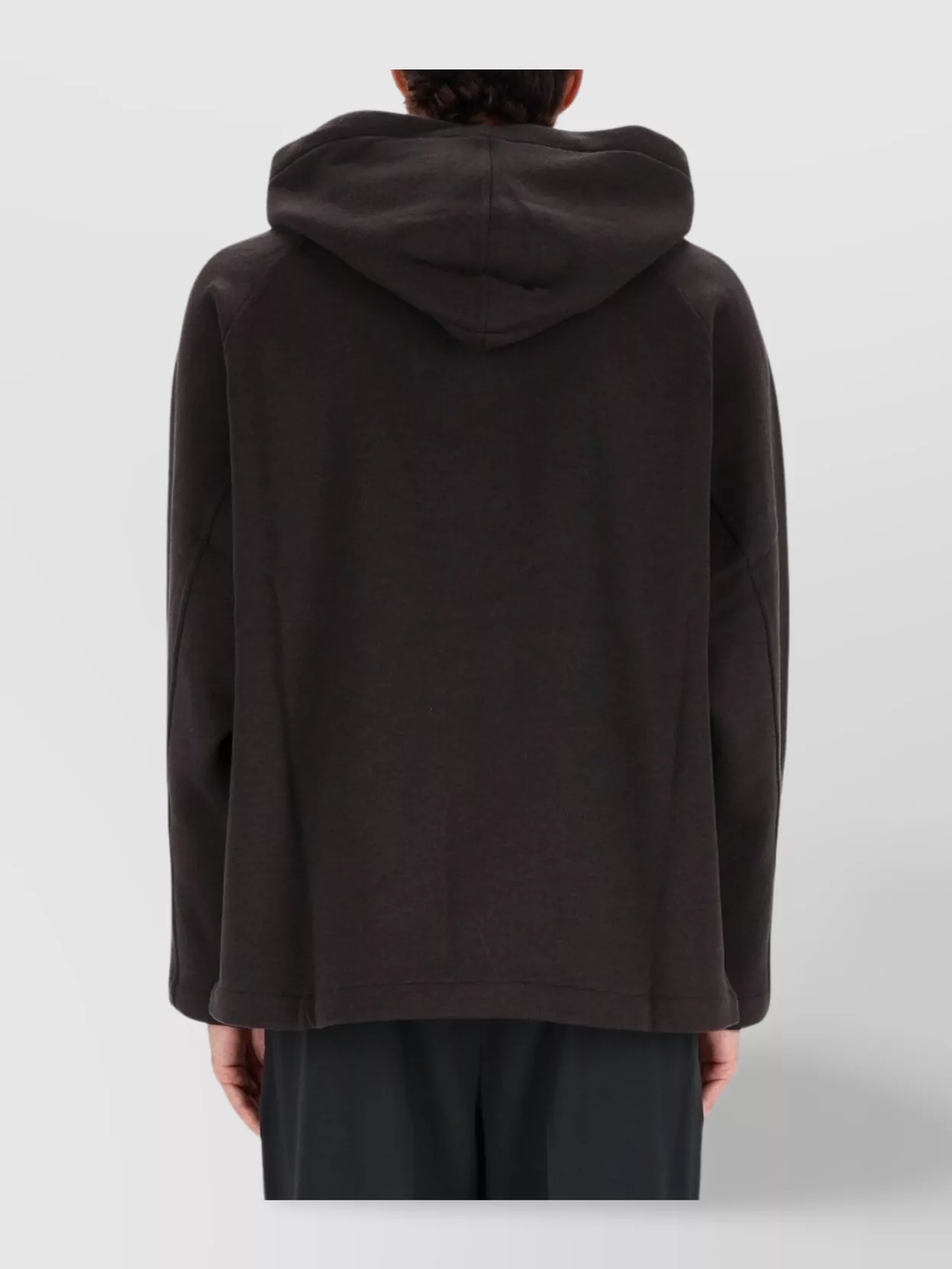 Lemaire Hooded Relaxed Fit Knit Sweater