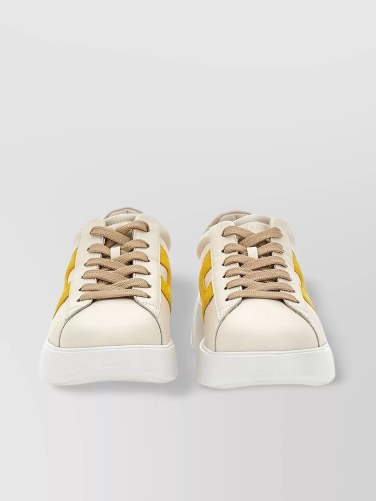 Shop Hogan High-top Sneakers Featuring Hand-painted Stripes