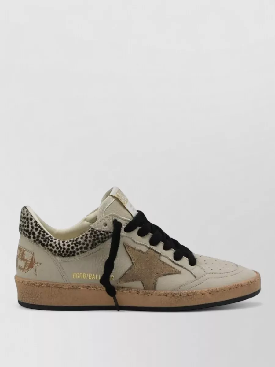 Golden Goose Leather Ball Star Low-Top Sneakers