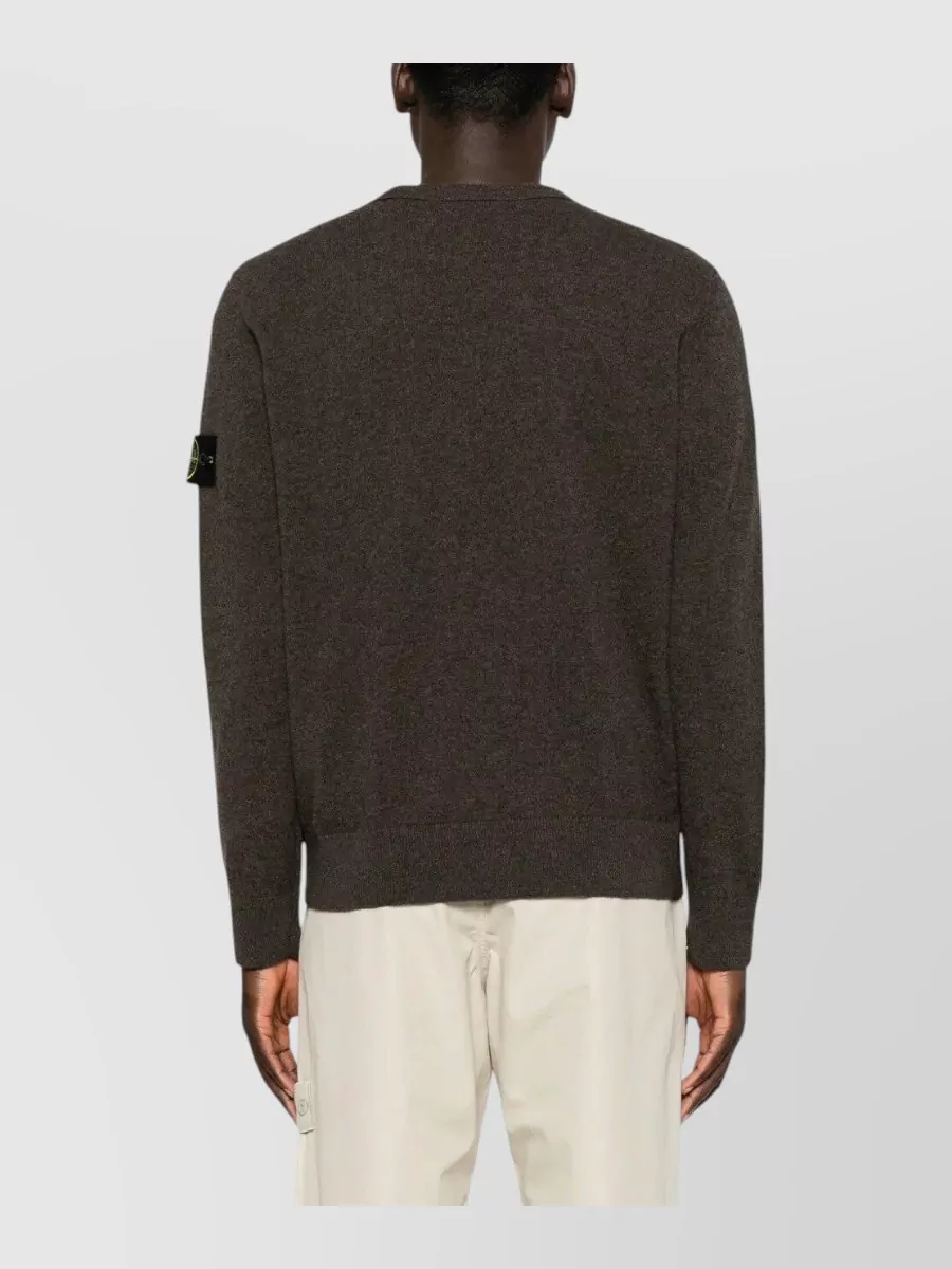 Stone Island Fine-Knit Virgin Wool Sweater