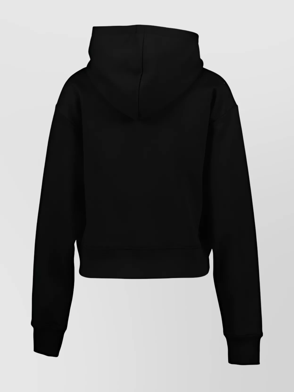 Balmain Vintage Print Hooded Sweatshirt With Long Sleeves In Black