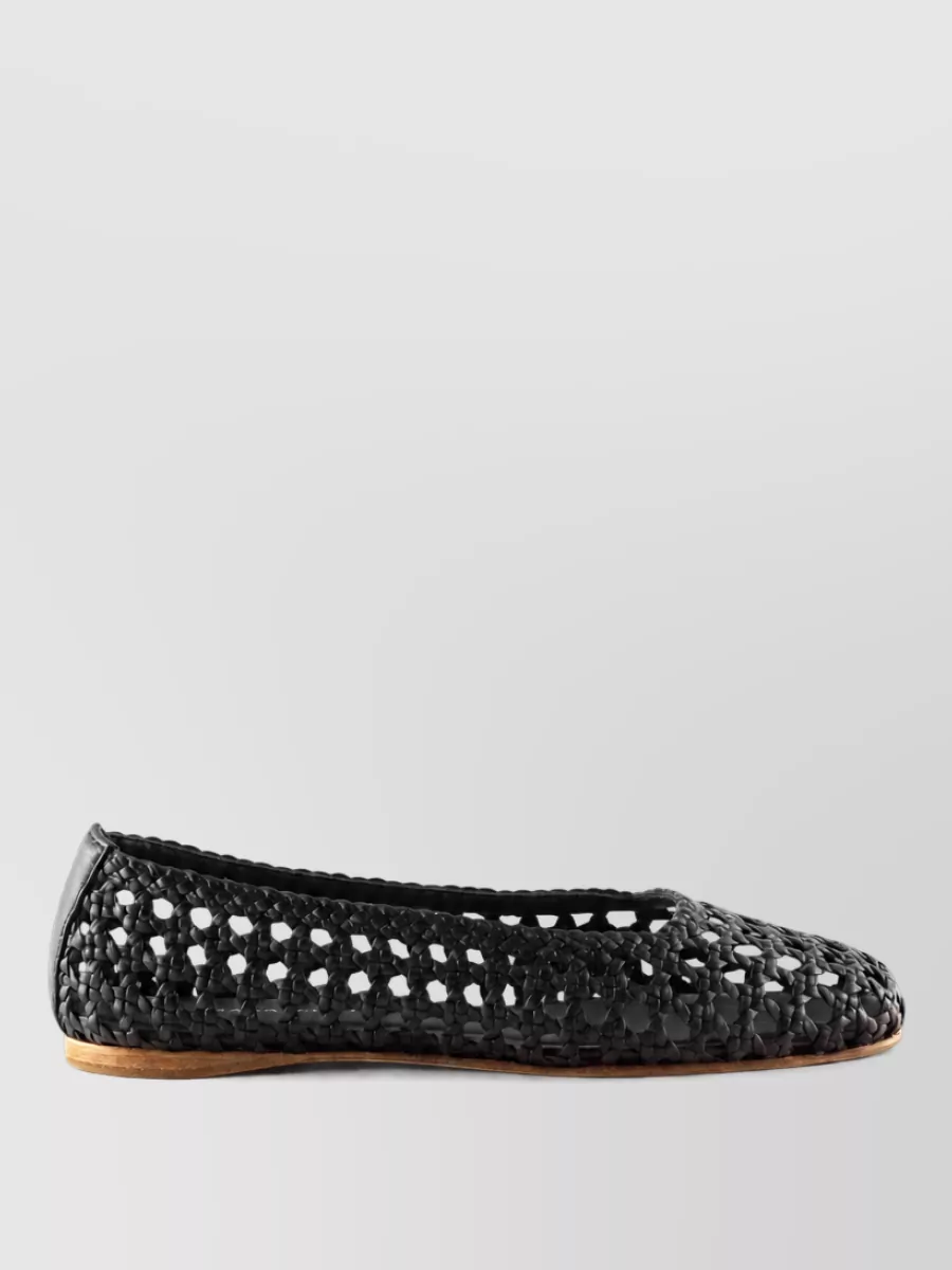 Paloma Barceló Leather Ballerina Shoes