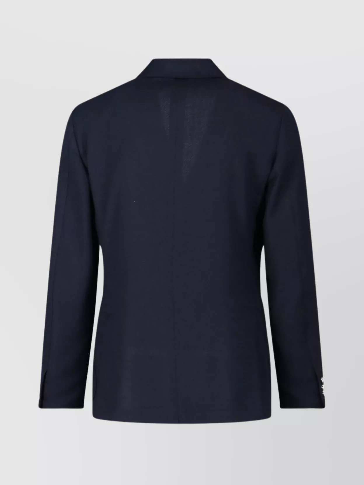 Lardini Tailored Blazer With Notch Lapel And Decorative Pin In Blue