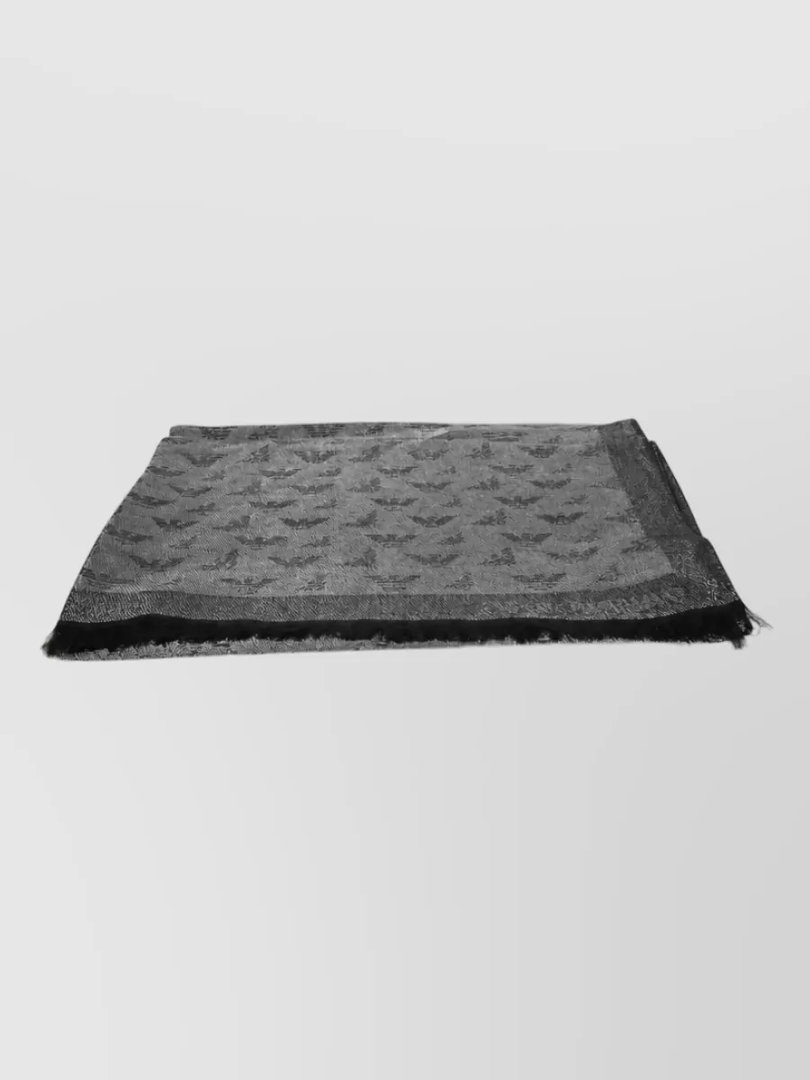 Emporio Armani logo scarf