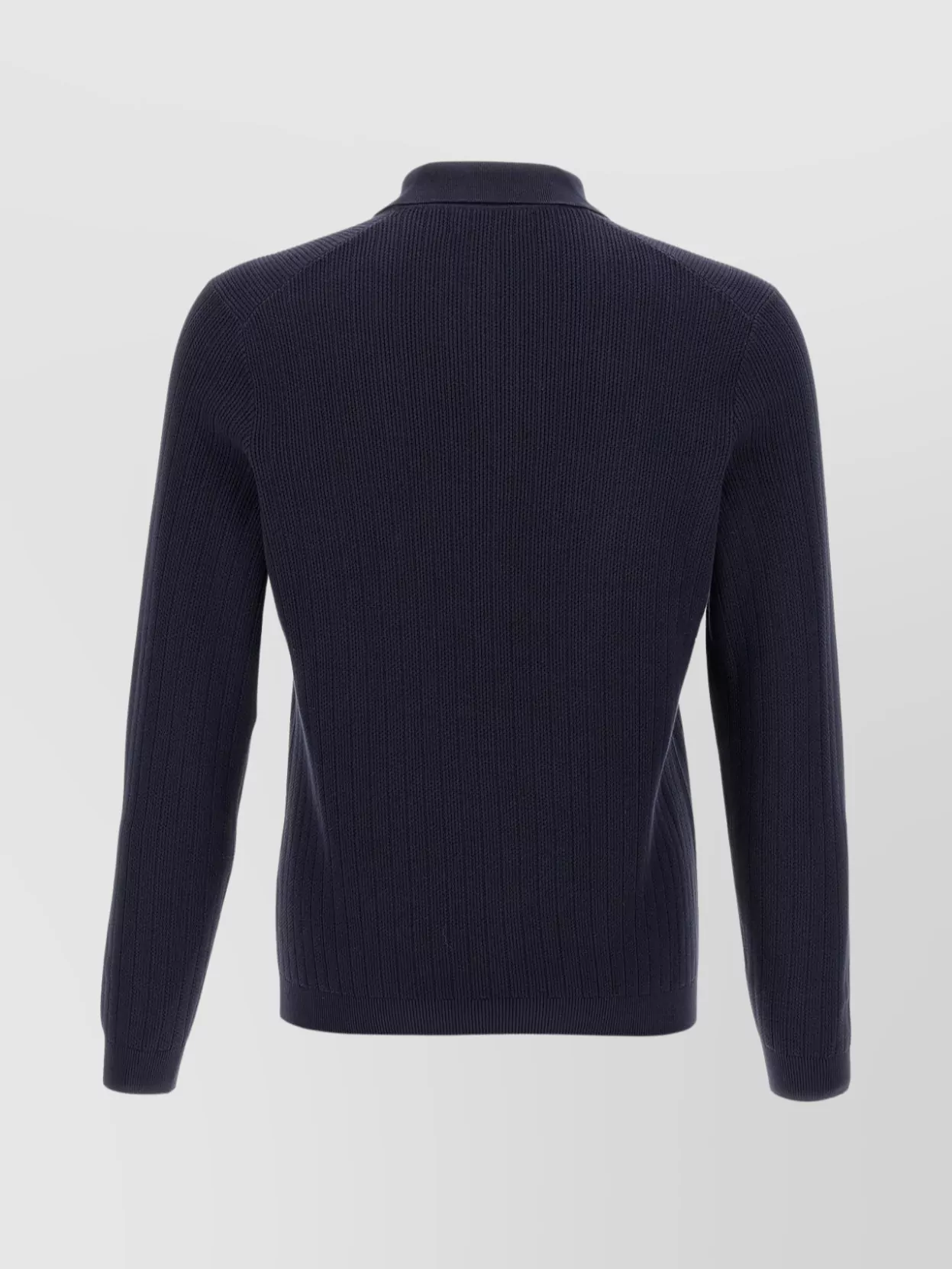 Brunello Cucinelli Knit Polo Shirt Ribbed Texture