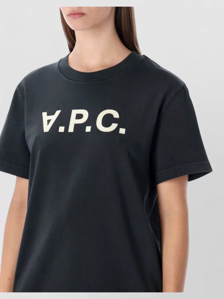 A.p.c. Crew Neck Short Sleeve T-Shirt Design