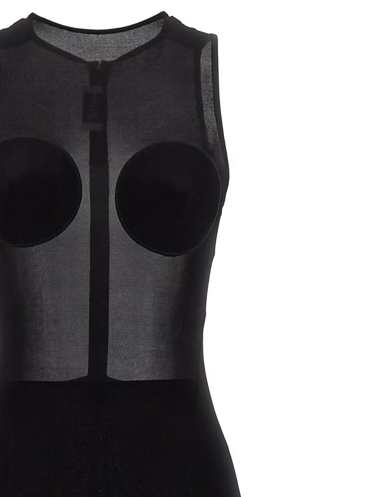 Shop Jean Paul Gaultier 'the Black Conical' Dress