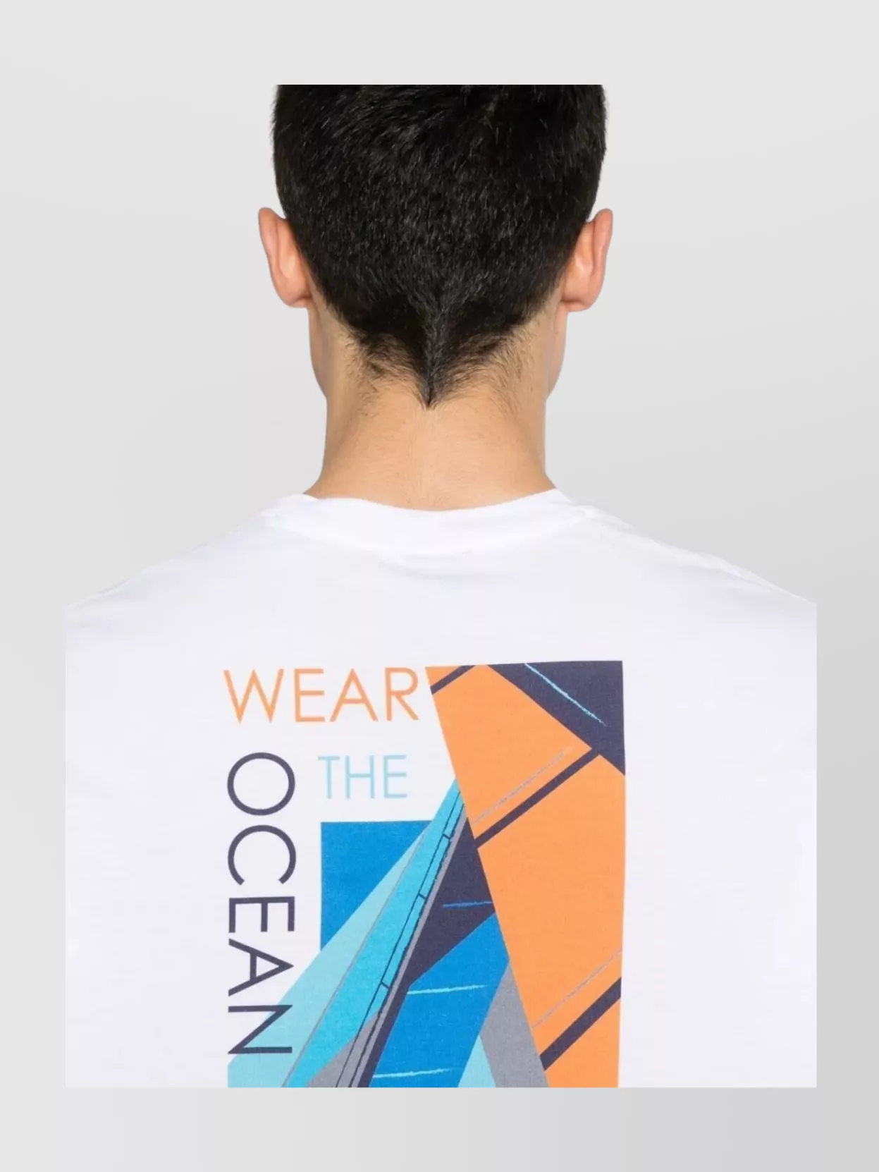 PAUL & SHARK GRAPHIC PRINT COTTON T-SHIRT