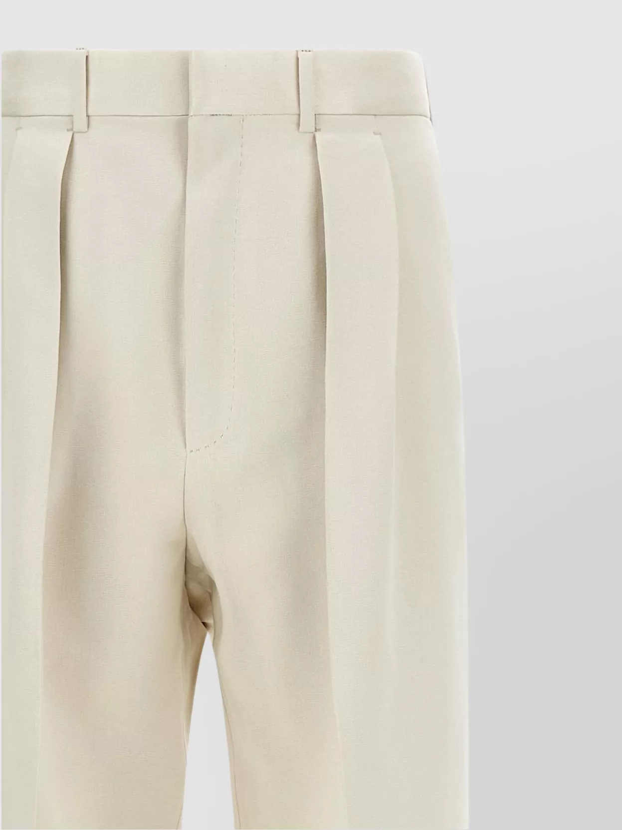 Tom Ford Pleated Front Straight Leg Trousers With Pockets