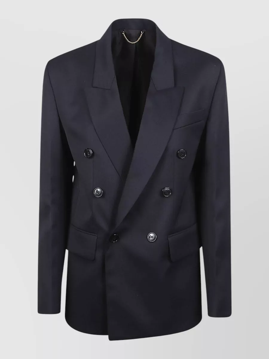 Victoria Beckham Double-Breasted Tailored Blazer