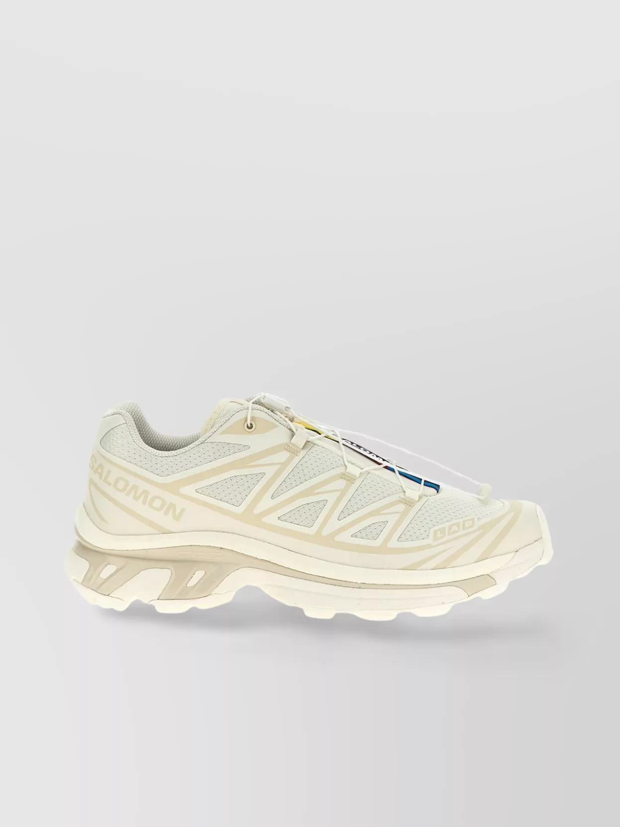 Salomon Mesh Upper Rubber Sole Sneakers In Neutral
