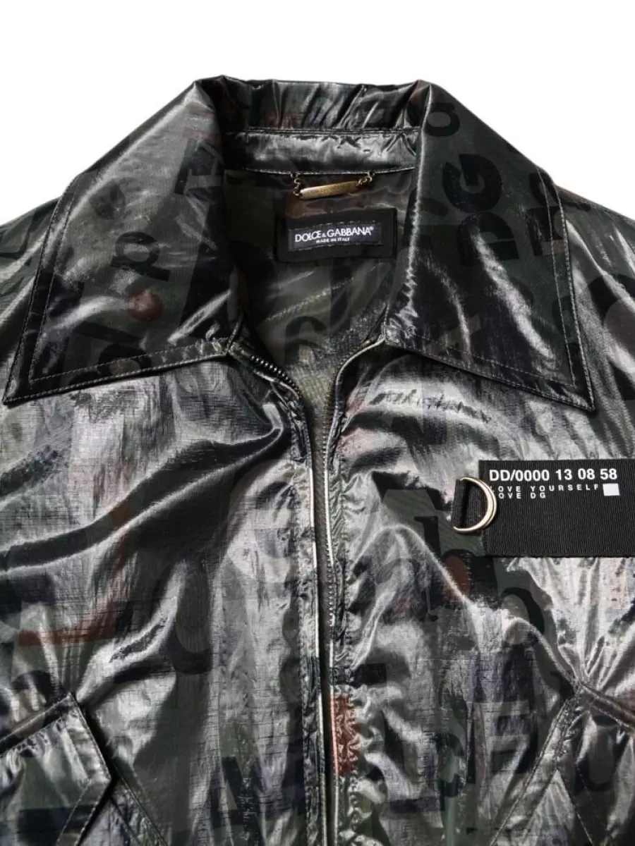 Dolce&Gabbana Logo Print Bomber Jacket
