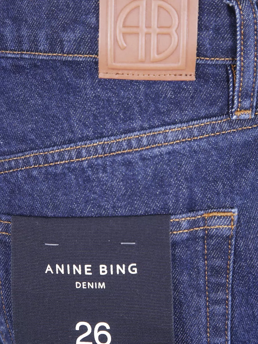 Anine Bing Denim Straight-Leg Jeans