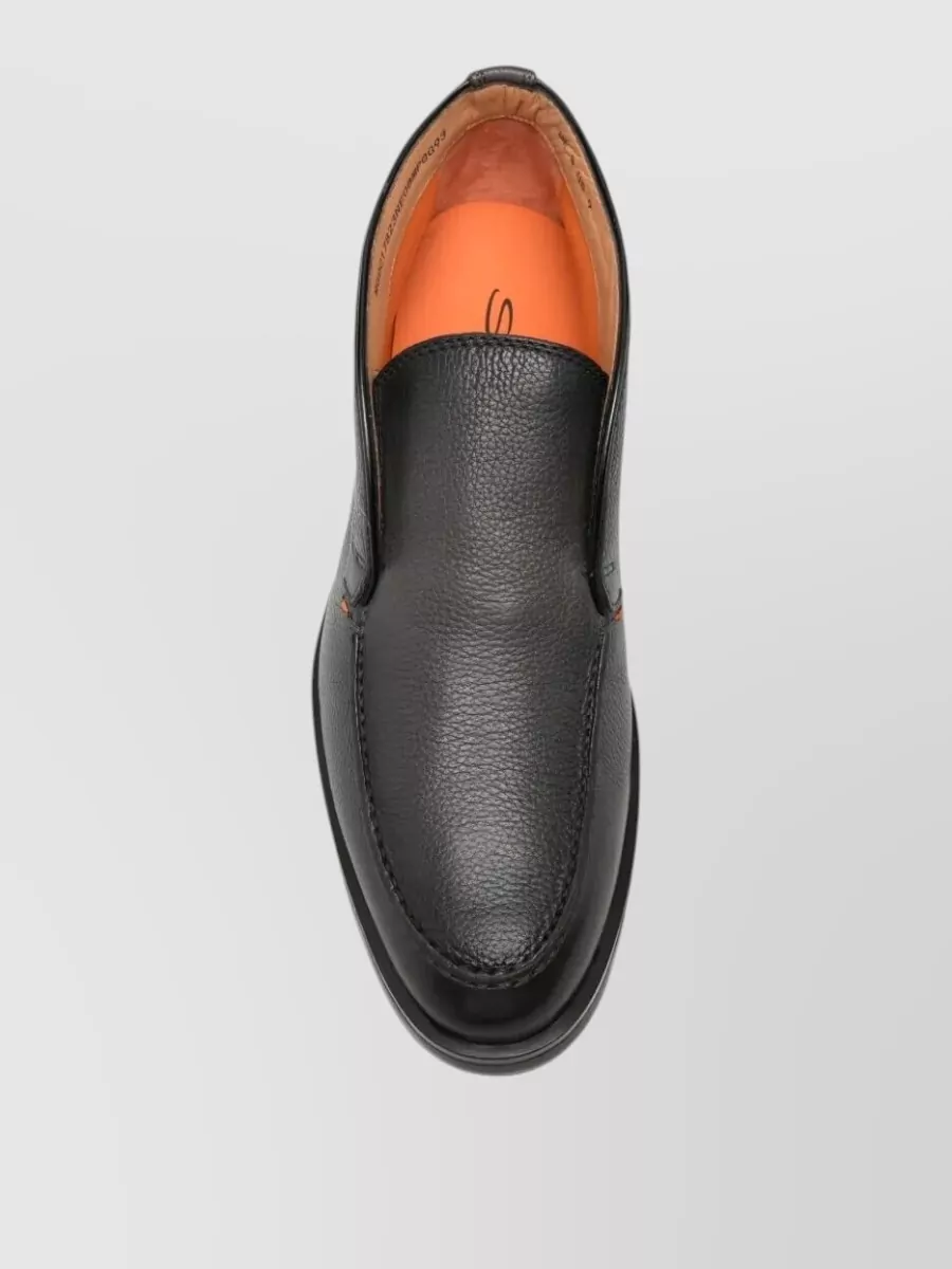 Santoni Leather Loafers