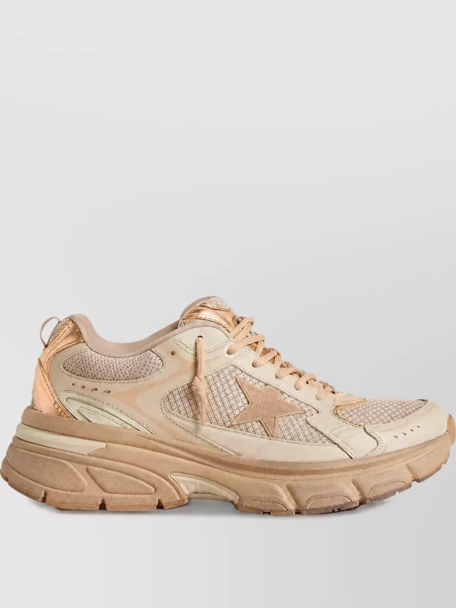 Golden Goose Leather Low-Top Sneakers