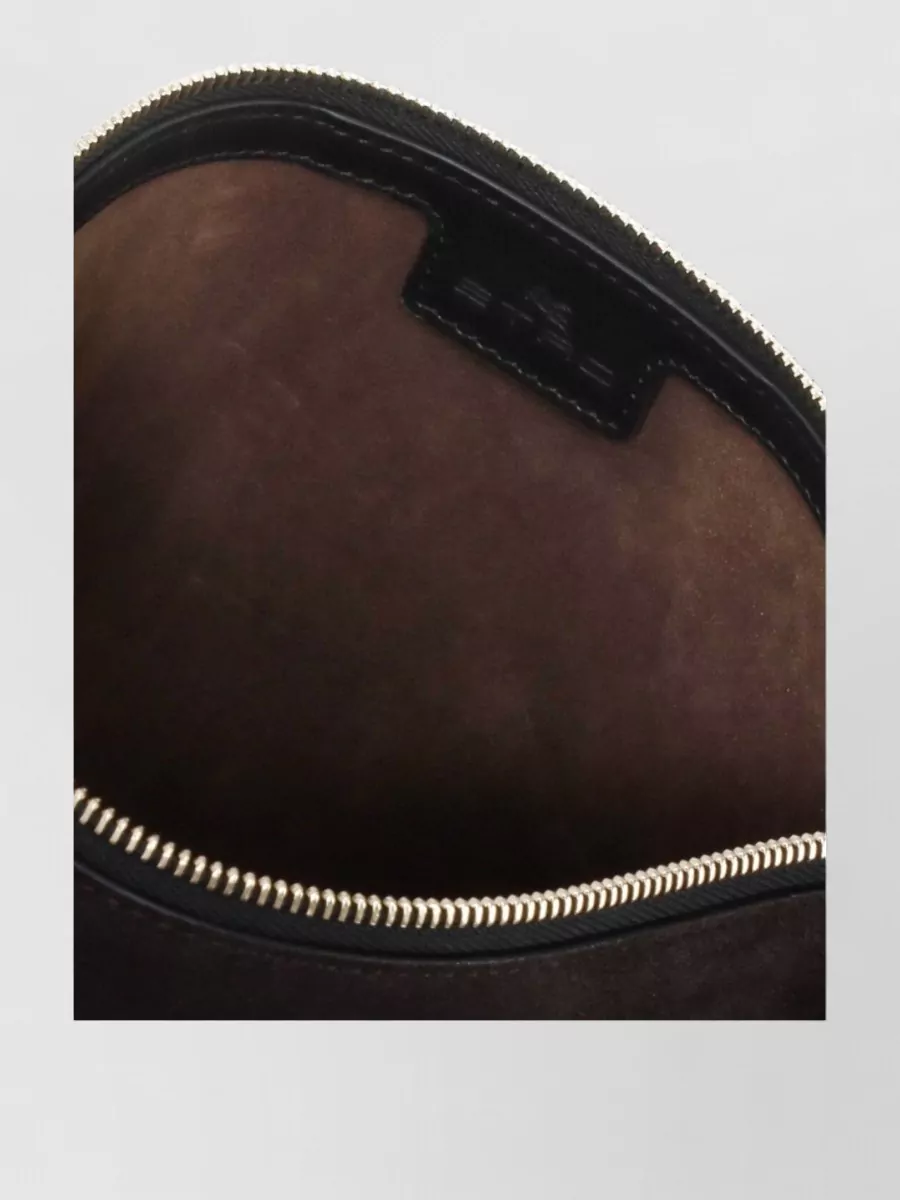 Etro Arnica Leather Clutch Bag