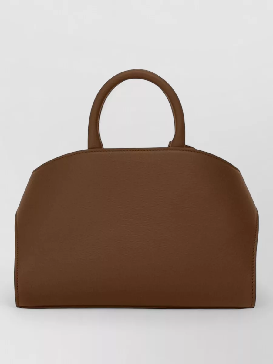 Ferragamo Tote Bag Detachable Strap Gold Tone Hardware