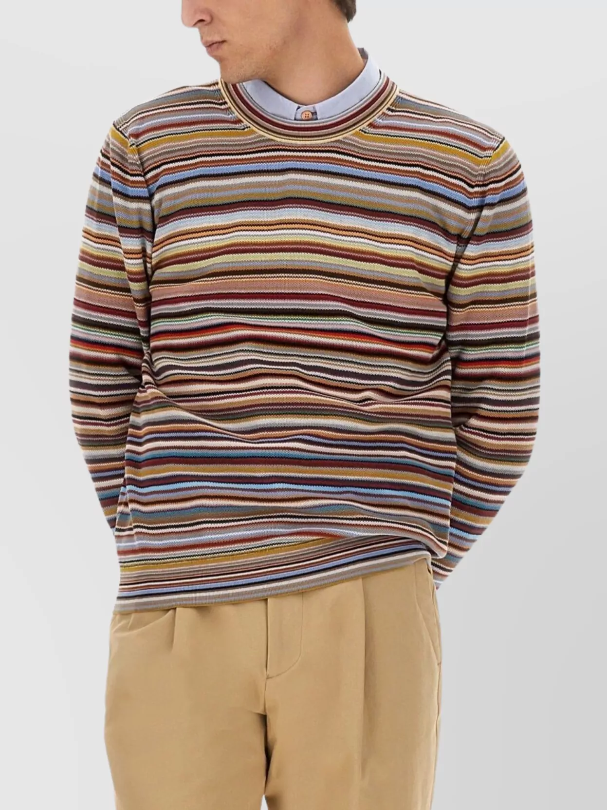 Paul Smith Striped Crew Neck Sweater