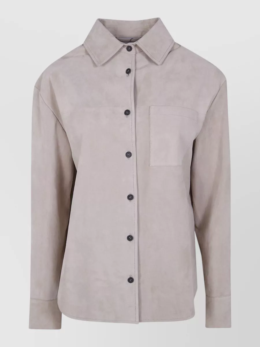 DrHope suede oversized jacket