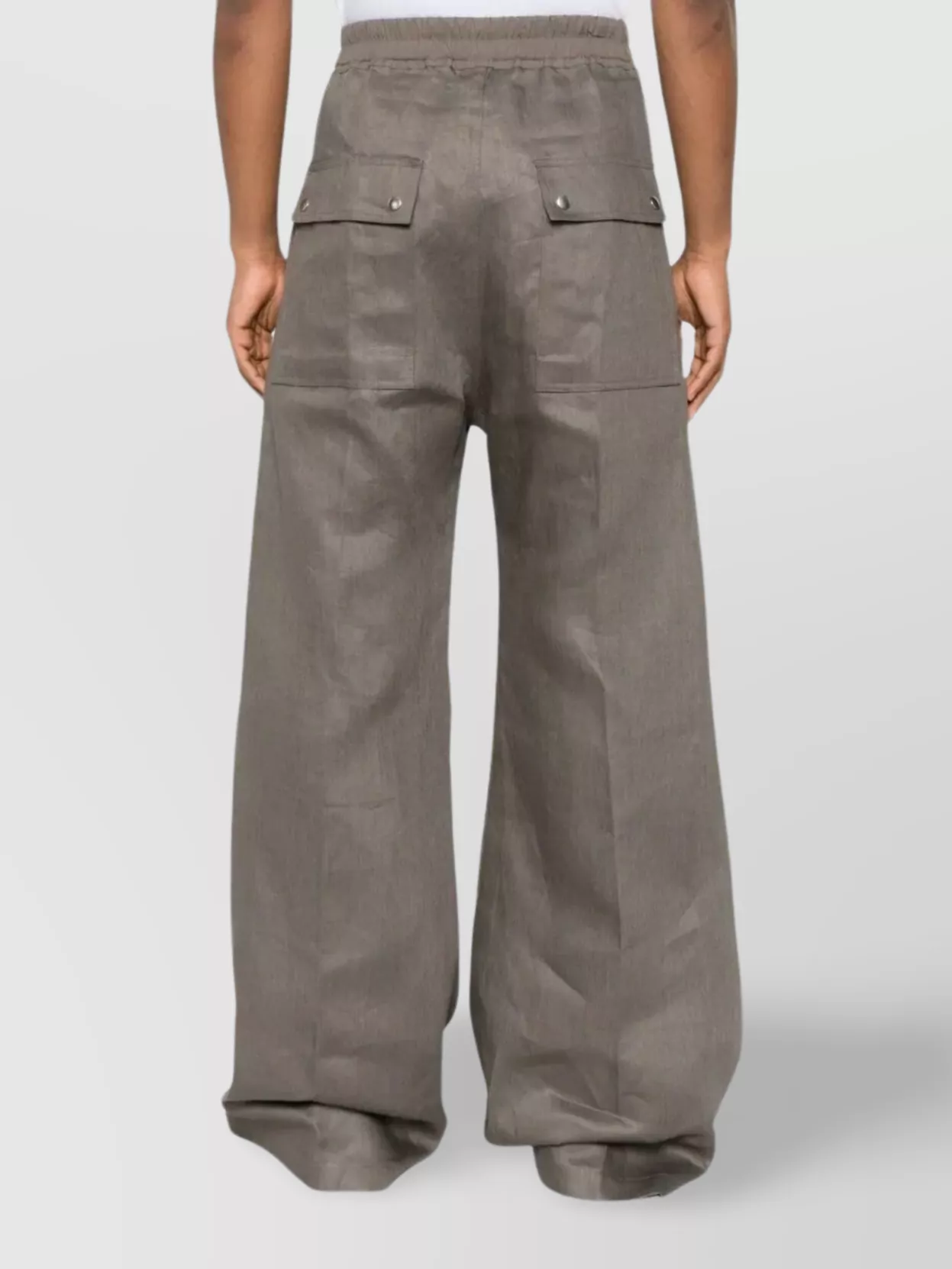 Rick Owens Bela Wide-Leg Trousers With Pockets